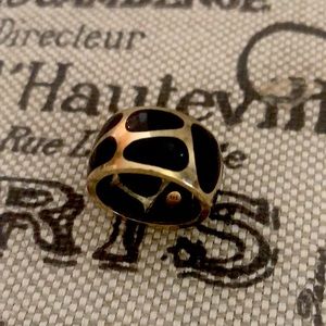 14 kt yellow gold leopard ring